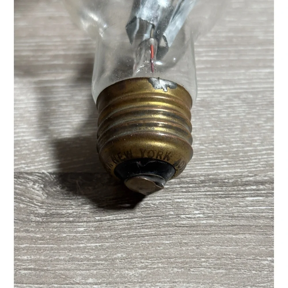 Vintage Aerolux Style Flower Light Bulb Metal New York Base DOES NOT WORK